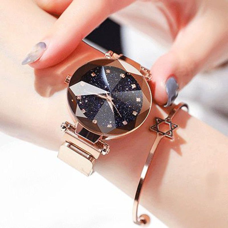 Elegant 'Starry Sky' Women's Wristwatch (Ideal for Any Occasion) - BuyRite