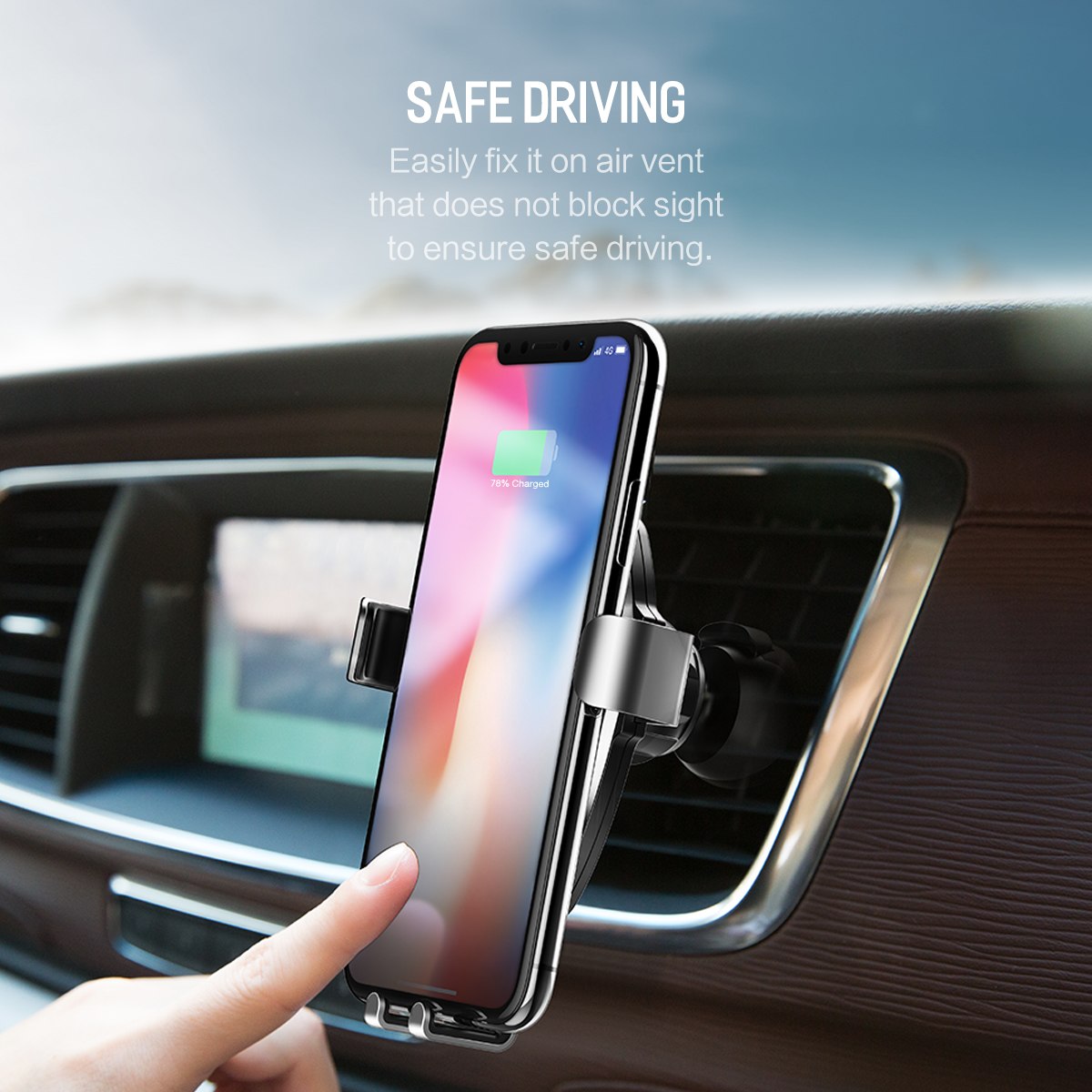 2-In-1 Wireless Quick Charger & Car Holder - BuyRite